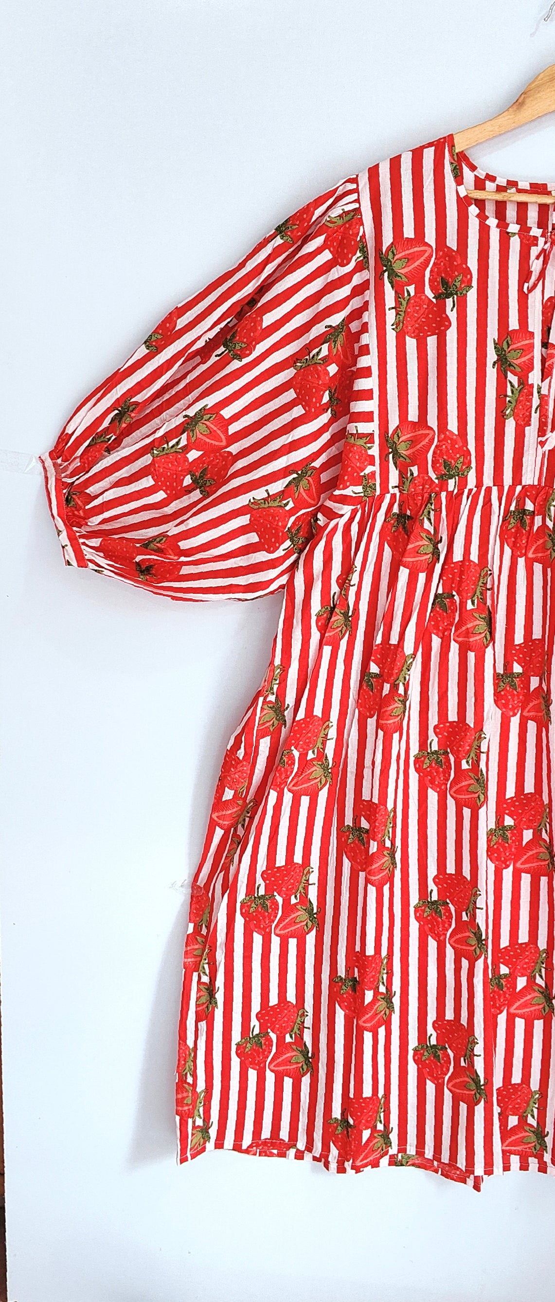 Women Midi Dress, Mini Dress, Floral Long Block Print Dress, Deep Neck With String Closer